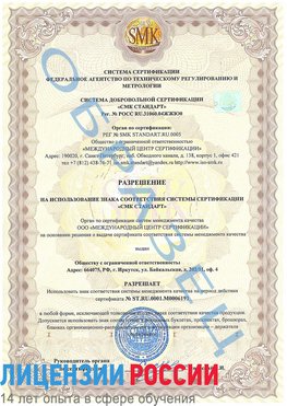 Образец разрешение Сегежа Сертификат ISO 50001